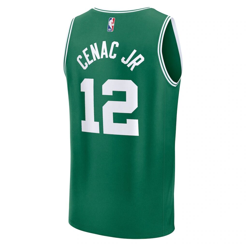 Chris Cenac Jr. Boston Celtics Fashion7 2026 NBA Draft First Round Pick Fast Break Jersey - Icon Edition