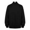 Pittsburgh Pirates '47 Women's Oversized Vantage Mock Neck Sweatshirt - Black - Detail View