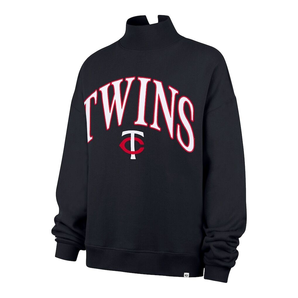 Minnesota Twins '47 Women's Oversized Vantage Mock Neck Sweatshirt
