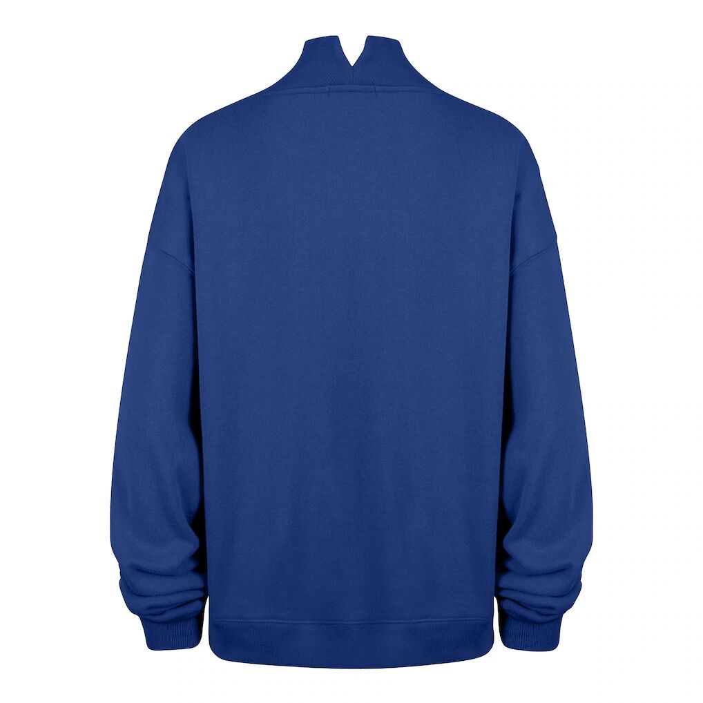 Texas Rangers '47 Women's Oversized Vantage Mock Neck Sweatshirt - Royal