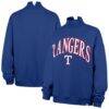 Texas Rangers '47 Women's Oversized Vantage Mock Neck Sweatshirt - - Front View