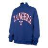 Texas Rangers '47 Women's Oversized Vantage Mock Neck Sweatshirt - - Side View