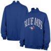 Toronto Blue Jays '47 Women's Oversized Vantage Mock Neck Sweatshirt - - Front View
