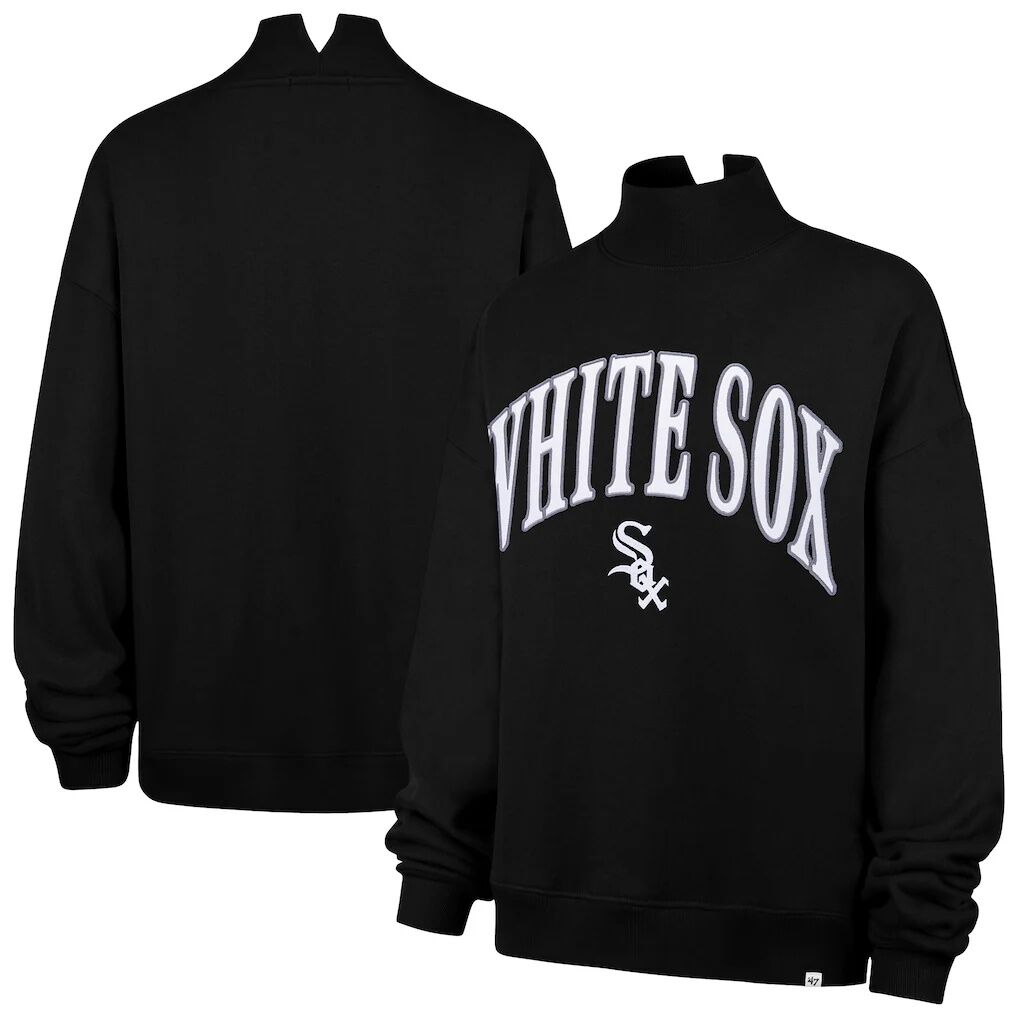 Chicago White Sox '47 Women's Oversized Vantage Mock Neck Sweatshirt