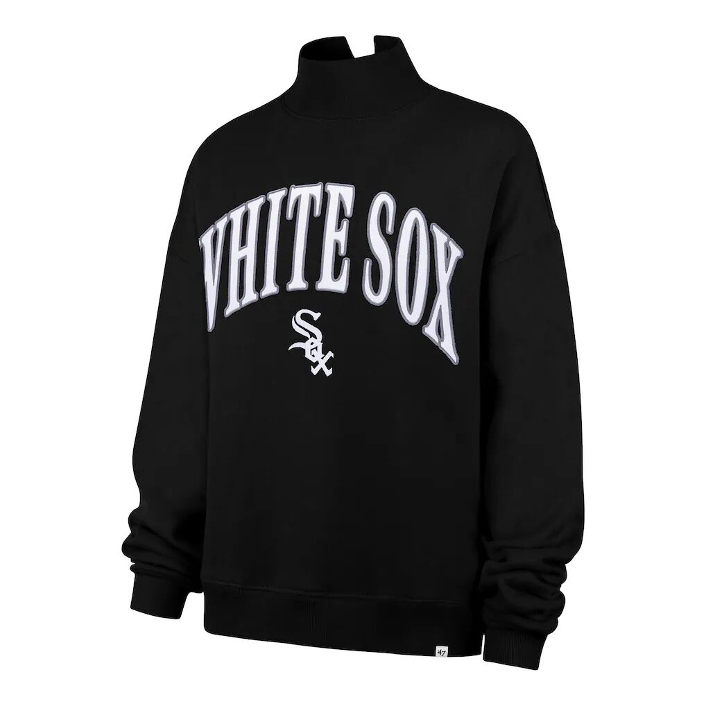 Chicago White Sox '47 Women's Oversized Vantage Mock Neck Sweatshirt