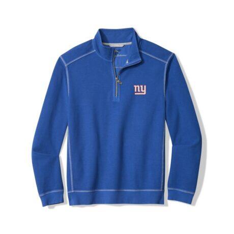 New York Giants Tommy Bahama Sport Tobago Half-Zip Pullover - - Front View