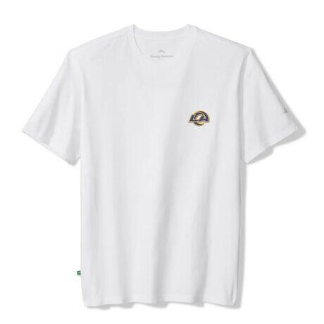 Los Angeles Rams Tommy Bahama Tailgate State of Mind T-Shirt - White - Side View