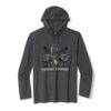 Minnesota Vikings Tommy Bahama Backfield Bay Pullover Hoodie - Black - Front View