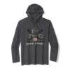 New York Giants Tommy Bahama Backfield Bay Pullover Hoodie - Black - Front View