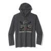 Chicago Bears Tommy Bahama Backfield Bay Pullover Hoodie - Black - Front View