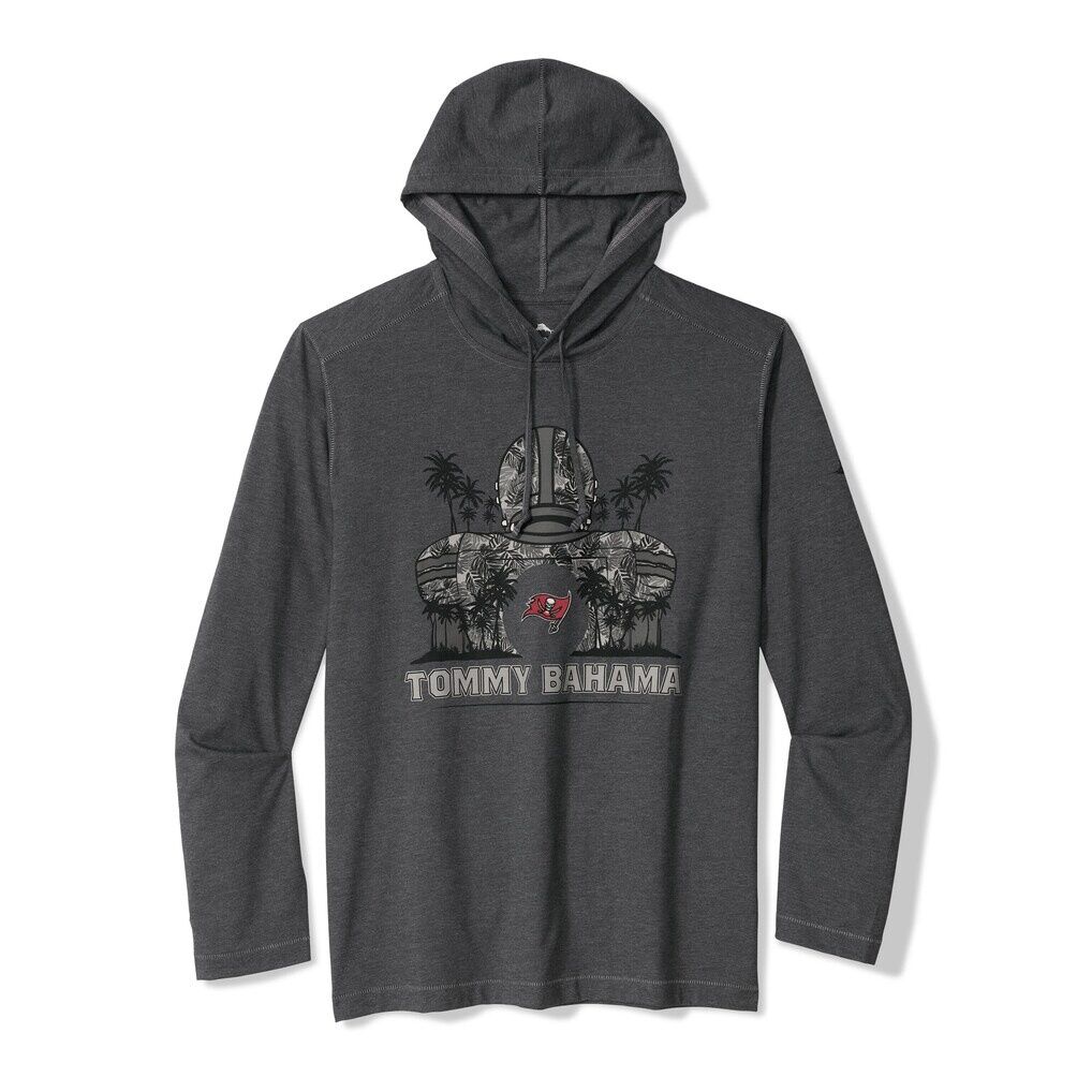 Tampa Bay Buccaneers Tommy Bahama Backfield Bay Pullover Hoodie