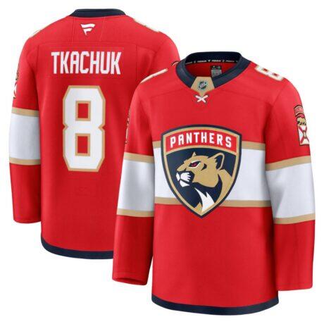Brady Tkachuk Florida Panthers Fashion7 Home Premium Jersey - Red - Front View