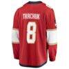 Brady Tkachuk Florida Panthers Fashion7 Home Breakaway Jersey - Red - Detail View