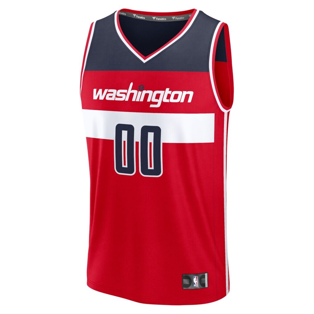 TBD Washington Wizards Fashion7 Youth 2026 NBA Draft First Round Pick Fast Break Replica Player Jersey - Icon Edition
