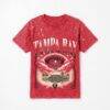 Tampa Bay Buccaneers Gameday Couture Women's Sky's the Limit Washed Micro Rhinestone T-Shirt - Red - Front View