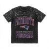 New England Patriots Gameday Couture Women's In the Zone Washed Micro Rhinestone T-Shirt - Black - Front View