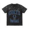 Indianapolis Colts Gameday Couture Women's In the Zone Washed Micro Rhinestone T-Shirt - Black - Front View