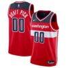 TBD Washington Wizards Nike Youth 2026 NBA Draft First Round Pick Swingman Player Jersey - Red - Front View
