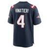 Adam Vinatieri New England Patriots Nike Team Retired Game Jersey - Navy - Alt2