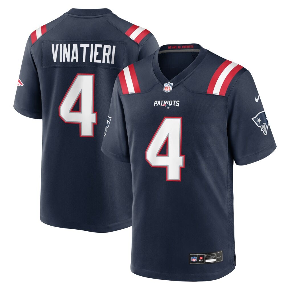 Adam Vinatieri New England Patriots Nike Team Retired Game Jersey