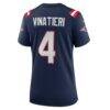 Adam Vinatieri New England Patriots Nike Women's Team Retired Game Jersey - Navy - Alt2