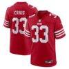 Roger Craig San Francisco 49ers Nike Team Retired Game Jersey - - Front View