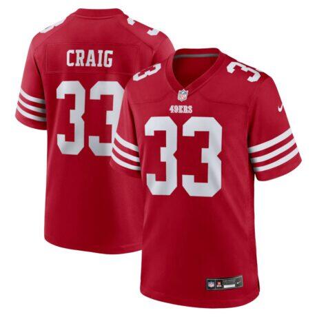 Roger Craig San Francisco 49ers Nike Team Retired Game Jersey - - Front View