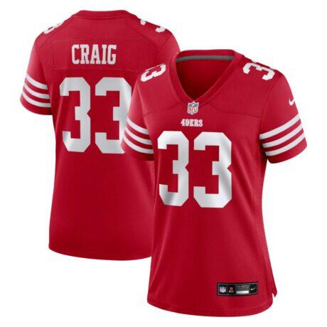 Roger Craig San Francisco 49ers Nike Women's Team Retired Game Jersey - - Front View