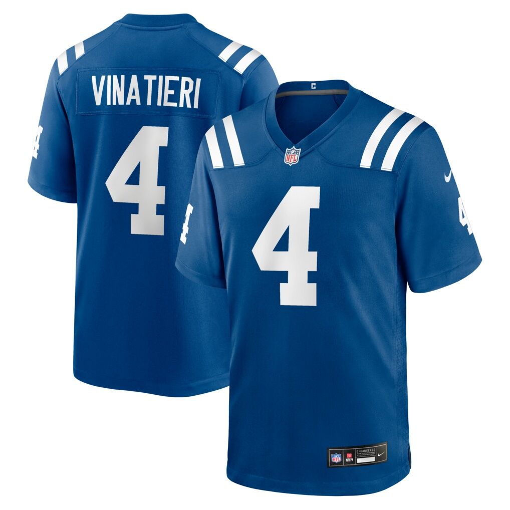 Adam Vinatieri Indianapolis Colts Nike Team Retired Game Jersey - Royal