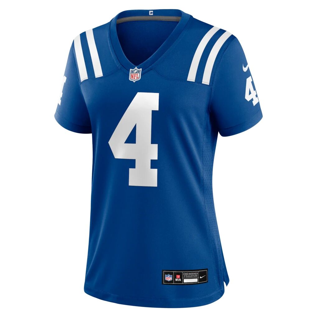 Adam Vinatieri Indianapolis Colts Nike Women's Team Retired Game Jersey - Royal