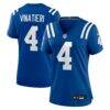 Adam Vinatieri Indianapolis Colts Nike Women's Team Retired Game Jersey - - Front View