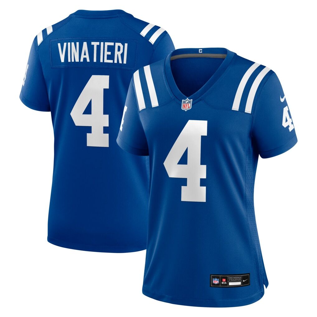 Adam Vinatieri Indianapolis Colts Nike Women's Team Retired Game Jersey - Royal