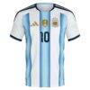 Lionel Messi Argentina National Team adidas 2026 Home Replica Jersey - White - Side View