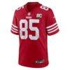 George Kittle San Francisco 49ers Nike 80th Anniversary Game Jersey - Scarlet - Alt1