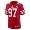 Nick Bosa San Francisco 49ers Nike 80th Anniversary Game Jersey - Scarlet - Alt1