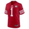 Ricky Pearsall San Francisco 49ers Nike 80th Anniversary Game Jersey - - Side View