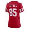 George Kittle San Francisco 49ers Nike Women's 80th Anniversary Game Jersey - - Detail View