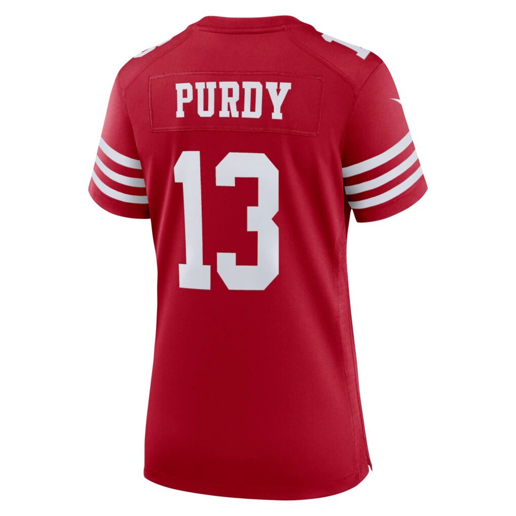 Brock Purdy San Francisco 49ers Nike Women's 80th Anniversary Game Jersey - Scarlet