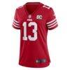 Brock Purdy San Francisco 49ers Nike Women's 80th Anniversary Game Jersey - - Side View