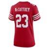 Christian McCaffrey San Francisco 49ers Nike Women's 80th Anniversary Game Jersey - - Detail View
