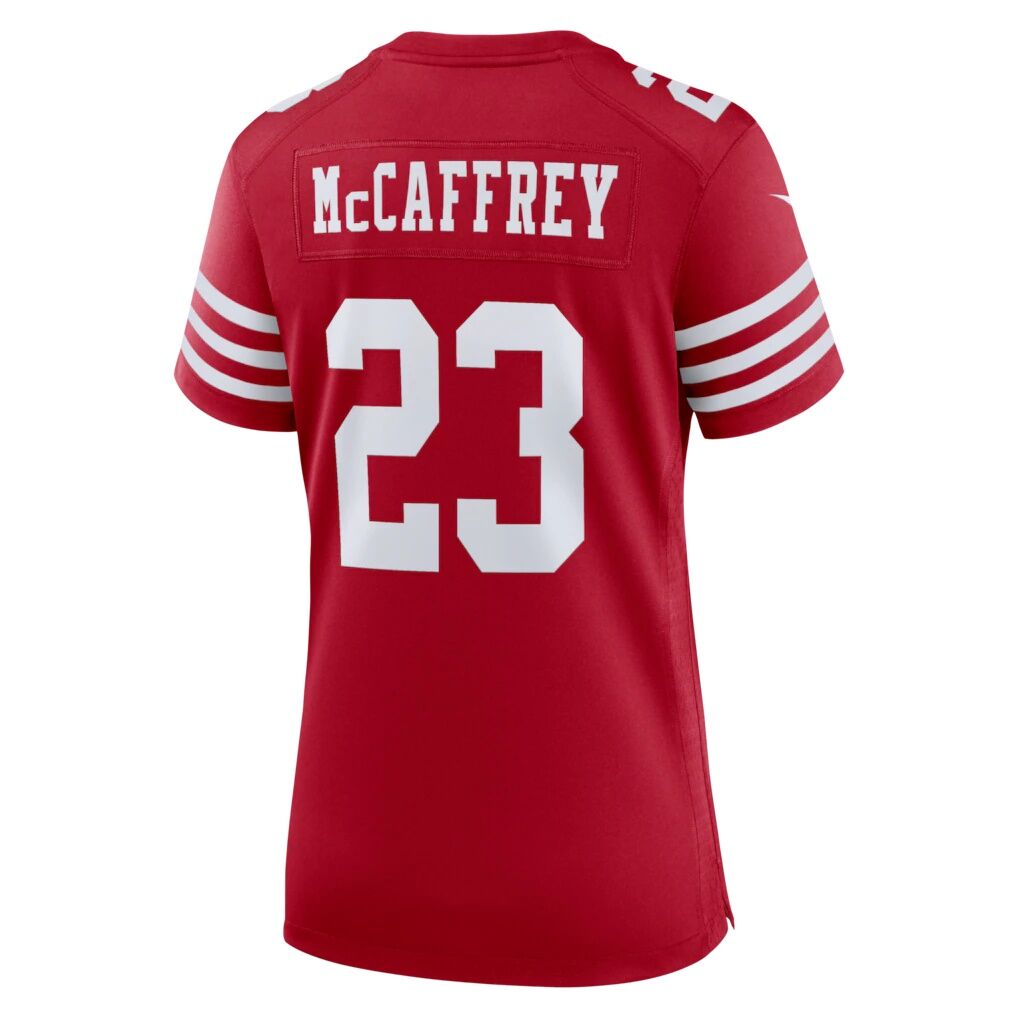 Christian McCaffrey San Francisco 49ers Nike Women's 80th Anniversary Game Jersey - Scarlet