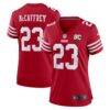 Christian McCaffrey San Francisco 49ers Nike Women's 80th Anniversary Game Jersey - - Front View
