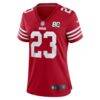 Christian McCaffrey San Francisco 49ers Nike Women's 80th Anniversary Game Jersey - - Side View