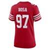 Nick Bosa San Francisco 49ers Nike Women's 80th Anniversary Game Jersey - - Detail View