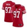 Nick Bosa San Francisco 49ers Nike Women's 80th Anniversary Game Jersey - - Front View