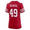 The Faithful San Francisco 49ers Nike Women's 80th Anniversary Game Jersey - - Detail View