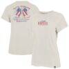 Seattle Mariners '47 Women's Bow Burst Frankie T-Shirt - Cream - Front View