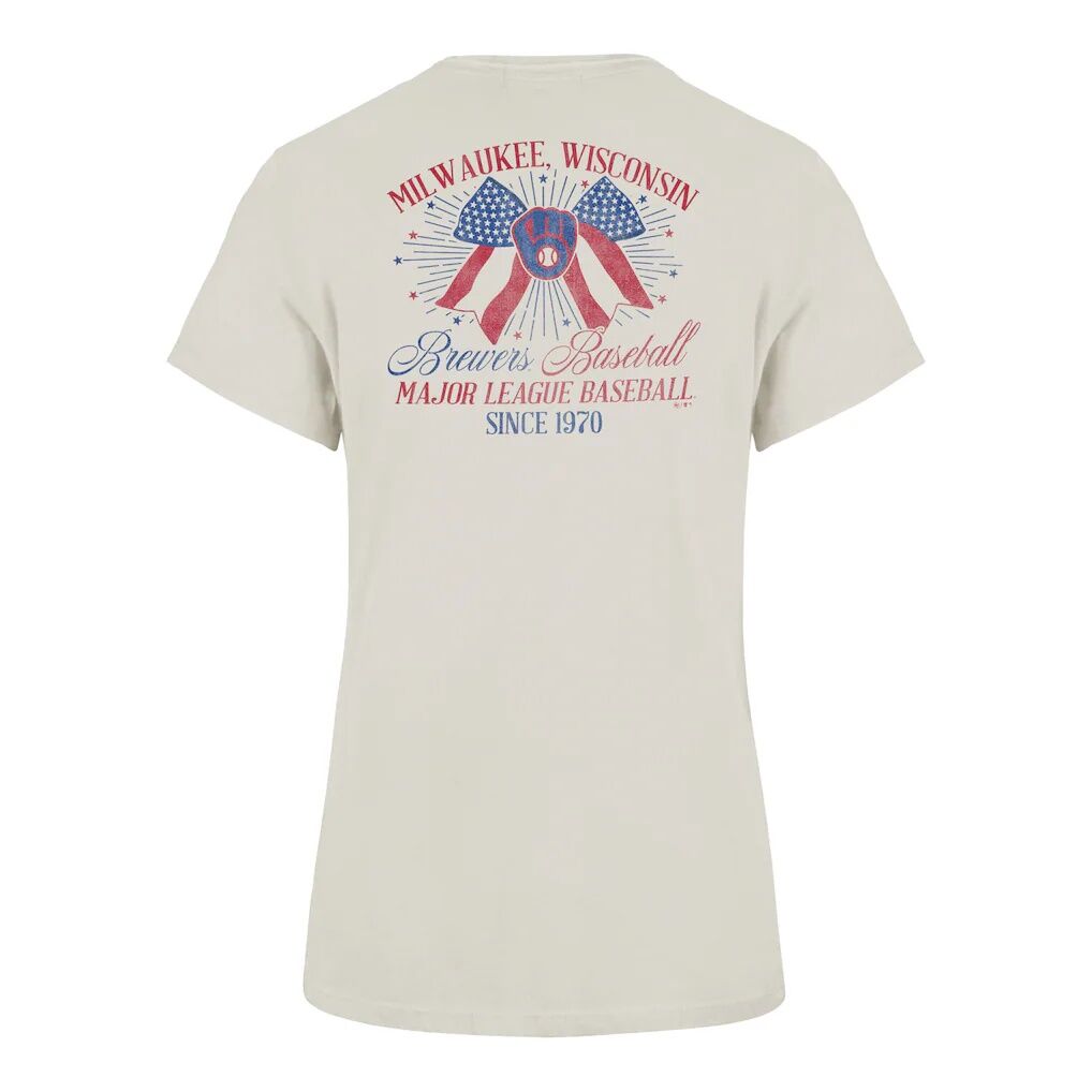 Milwaukee Brewers '47 Women's Bow Burst Frankie T-Shirt