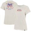 Milwaukee Brewers '47 Women's Bow Burst Frankie T-Shirt - Cream - Front View