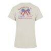 Washington Nationals '47 Women's Bow Burst Frankie T-Shirt - Cream - Detail View